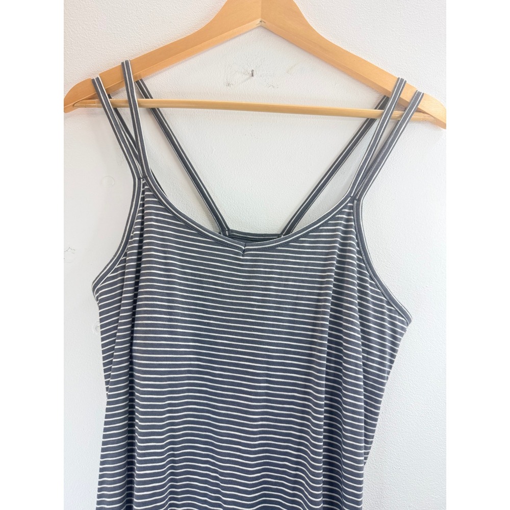 TOAD&CO Women's Striped Spaghetti Strap Maxi Dress Sz Small Beachy Casual Summer - Picture 5 of 11